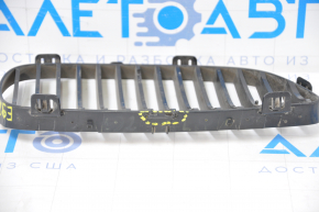 Radiator grill nostril left BMW 335i e92 07-10 without chrome broken mount