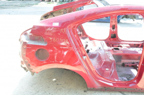 Quarter wing rear right Chevrolet Volt 11-15 red, on the body