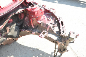 Front left quarter Chevrolet Volt 11-15 red, on the body