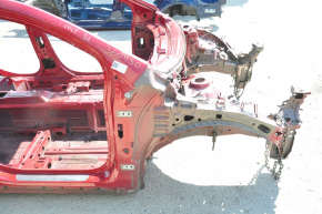 Front right quarter Chevrolet Volt 11-15 red, on the body