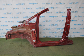 Front quarter left Ford C-max MK2 13-18 red, with central pillar