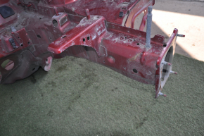 Front quarter left Ford C-max MK2 13-18 red, with central pillar