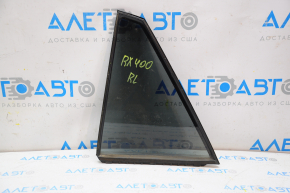 Triangle door glass with seal, rear left, Lexus RX300 RX330 RX350 RX400h 04-08, tinted