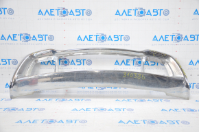 Front bumper trim lower Jeep Grand Cherokee WK2 14-16 chrome, cracks, chrome swelled, broken fasteners