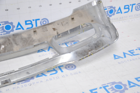 Front bumper trim lower Jeep Grand Cherokee WK2 14-16 chrome, cracks, chrome swelled, broken fasteners