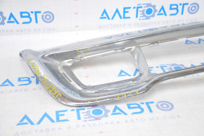 Front bumper trim lower Jeep Grand Cherokee WK2 14-16 chrome, cracks, chrome swelled, broken fasteners