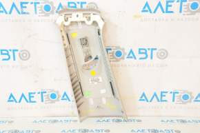 Center pillar trim upper belt right VW Passat b8 16-19 USA gray, without plug, scratches, broken fastener
