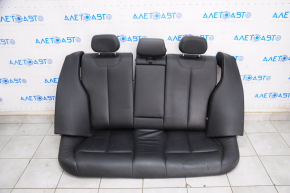 Rear row of seats 2 row BMW 3 F30 12-15 leather black, split back, heated