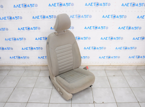 Passenger seat Ford Fusion mk5 17-15 without airbag, electric, gray cloth, dry cleanable