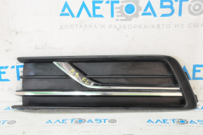 Front bumper grille side left VW Passat b8 16-19 USA without fog lights, sand