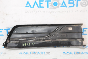 Front bumper grille side left VW Passat b8 16-19 USA without fog lights, sand