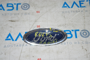 Emblem badge front bumper Ford Focus mk3 15-18 rest, chrome breakage