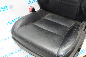 Driver's seat Lexus ES300h ES350 13-14 with airbag, electric, heated, ventilated, leather black, type 1, worn