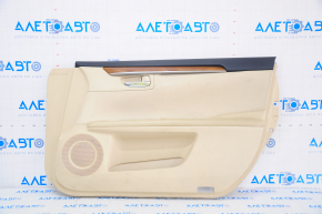 Door trim card front right Lexus ES300h ES350 13-15 beige, leather, scratches