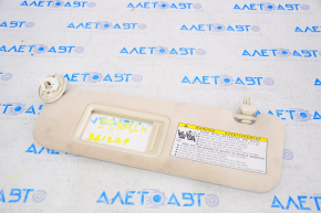 Left visor Lexus ES300h ES350 13-15 beige, for cleaning