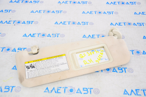 Right visor Lexus ES300h ES350 13-15 beige, for cleaning