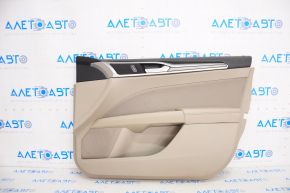 Door trim card front right Ford Fusion mk5 17-20 cloth, beige