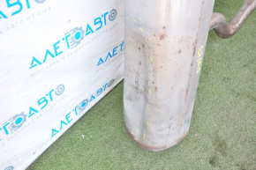 Exhaust line middle part with rear barrel BMW F30 12-16 awd N20 for 2 pipes, barrel is dented