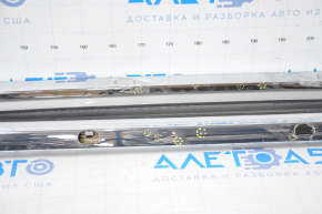 Roof rails 2 pcs Kia Sorento 10-15 chrome, butts, swollen chrome, no 1 plug