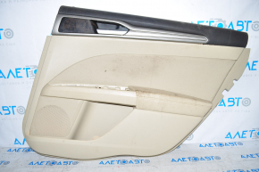 Door trim card rear right Ford Fusion mk5 17-20 cloth, beige, for cleaning