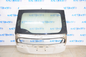 Naked trunk door with glass Toyota Prius 30 10-11 white 070, without small glass