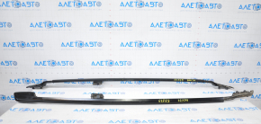 2 x roof rails for Toyota Highlander 2001-2007, missing 3 trims, painted, paint peeling