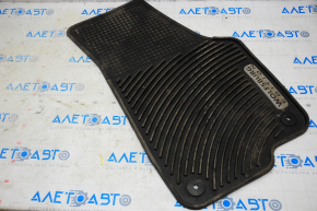 Floor mat front right VW Passat b8 16-19 USA WOLFSBURG black, rubber