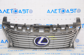 Radiator grill grill Lexus ES300h ES350 13-15 prerest, with emblem, crack in fastening