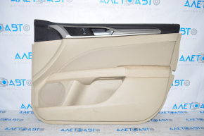 Door trim card front right Ford Fusion mk5 13-14 beige, for cleaning