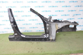 Front right quarter BMW 3 F30 12-15 with central pillar, black