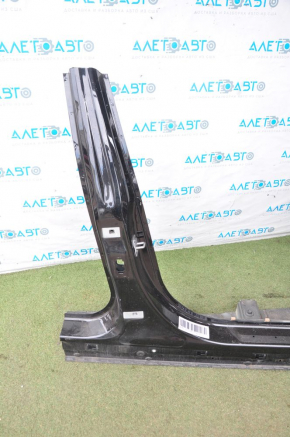 Front right quarter BMW 3 F30 12-15 with central pillar, black