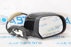 Side mirror right complete Nissan Leaf 13-17 5 pins, heated, black