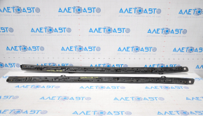 Roof rails 2pcs Jeep Compass 17-19 black with black insert