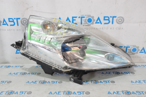 Headlight front right bare Nissan Leaf 13-14 halogen, without fastening, blue cap, sand