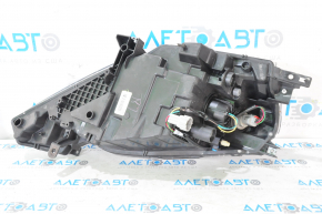 Headlight front left bare Nissan Leaf 13-14 halogen, without fastening, blue cap, sand