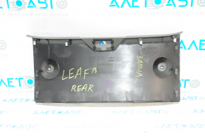 Nissan Leaf 13-17 trunk opening trim black, worn, scratches