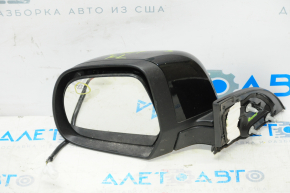 Left side mirror complete Nissan Leaf 13-17 5 pins, heated, black KH3