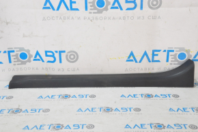 Door sill trim front right Nissan Leaf 13-17 black, scratches