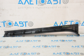 Door sill trim front right Nissan Leaf 13-17 black, scratches