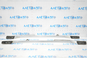 Roof rails 2 pcs with overlays Infiniti FX35 FX45 03-08 chrome, cracks in fasteners, scratches
