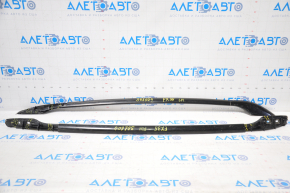 Roof rails 2pcs Infiniti FX35 FX45 03-08 black, missing 3 pads, cracks in fasteners
