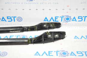 Roof rails 2pcs Infiniti FX35 FX45 03-08 black, missing 3 pads, cracks in fasteners