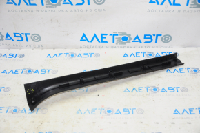 Door sill trim front left Nissan Leaf 13-17 black, broken fastener, scratches