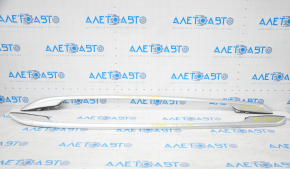 Roof rails complete with pads Nissan Rogue 14-20 broken pad mounts
