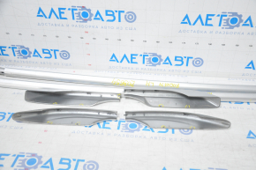 Roof rails complete with pads Nissan Rogue 14-20 broken pad mounts