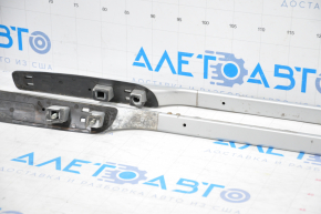 Roof rails complete with pads Nissan Rogue 14-20 no 1 pad, paint peeled off fasteners