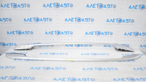 Roof rails complete with pads Nissan Rogue 14-20 broken pad mounts