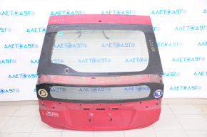 Naked trunk door with glass Toyota Prius 30 10-11 red 3R3, with two glasses