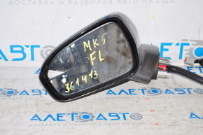 Left side mirror complete Ford Fusion mk5 13-7 pins, turn signal, heated, graphite