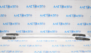 Roof rails complete with pads Nissan Rogue 14-20 no 1 pad, pad fasteners broken